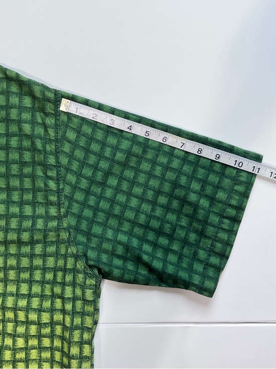 No Boundaries Green Tiki Cotton Short-Sleeve Button Shirt 90’s Y2K Summer Resort - Picture 8 of 8